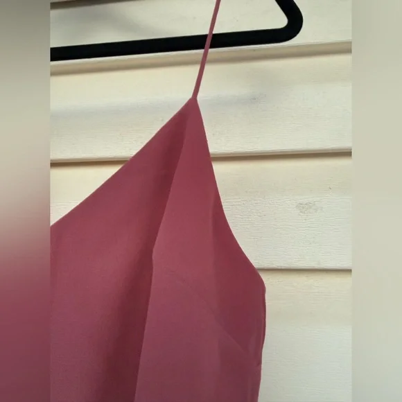 ASOS DESIGN Coral Pleated Dress Elastic Waist Drawstring Size 4 - Picture 7 of 9